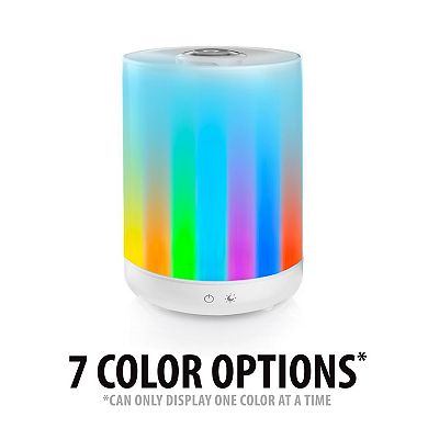 Bell+Howell One Gallon Ultrasonic Color Changing Top Fill Cool Mist Aroma Diffuser & Humidifier