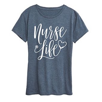 Women's Nurse Life Graphic Tee