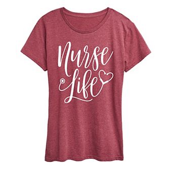 Women's Nurse Life Graphic Tee