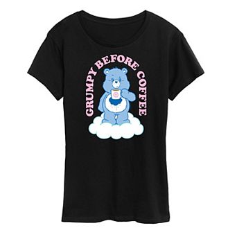 Women's Care Bears Grumpy Before Coffee Graphic Tee