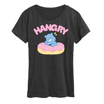 Women's Care Bears Hangry With Donut Graphic Tee