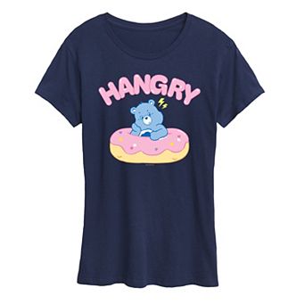 Women's Care Bears Hangry With Donut Graphic Tee