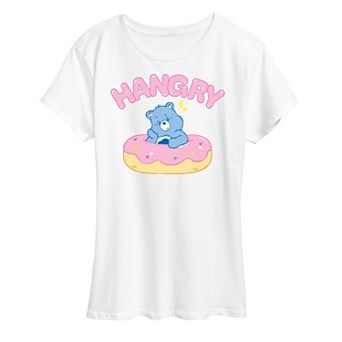 Women's Care Bears Hangry With Donut Graphic Tee