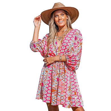 Women's CUPSHE Printed Coverup Dress