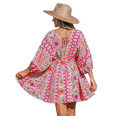 Women's CUPSHE Printed Coverup Dress
