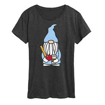Women's Teacher Gnome Graphic Tee
