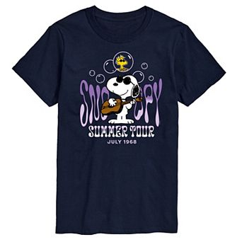 Men's Peanuts Snoopy Summer Tour Graphic Tee