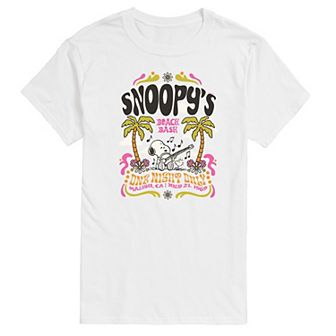 Men's Peanuts Snoopy Beach Bash Graphic Tee