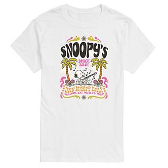 Men's Peanuts Snoopy Beach Bash Graphic Tee