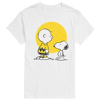 Men's Peanuts Charlie Snoopy Hearts Graphic Tee