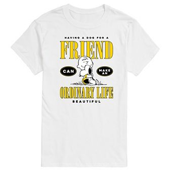 Men's Peanuts Dog Friend Graphic Tee
