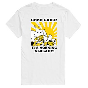 Men's Peanuts Its Morning Already Graphic Tee