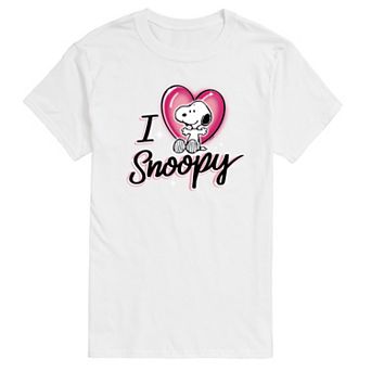 Men's Peanuts I Heart Snoopy Graphic Tee