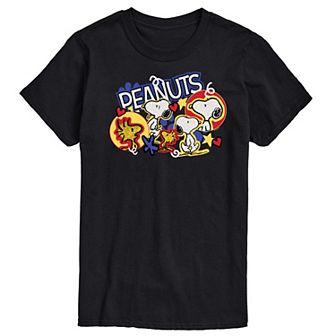 Men's Peanuts Snoopy Woodstock Graphic Tee
