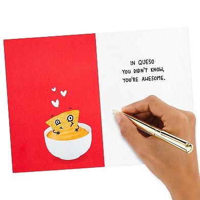 Hallmark Pack of 2 Shoebox Assorted Funny Valentine's Day Cards - Nachos and Dinosaur