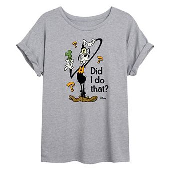 Disney's Goofy Juniors' Did I Do That Oversized Graphic Tee