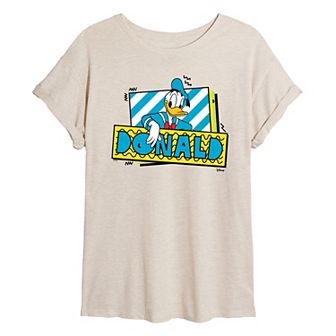 Disney's Donald Duck Juniors' Oversized Graphic Tee