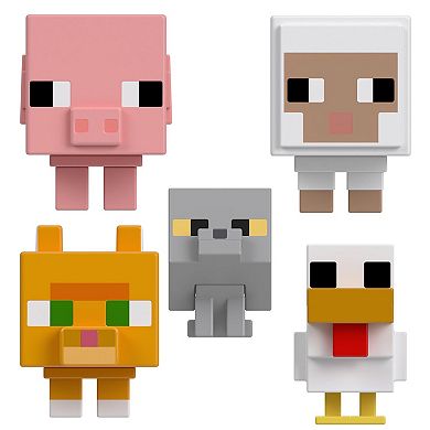 Mattel Minecraft Mob Head Farm Friends Mini Action Figures 5-piece Set