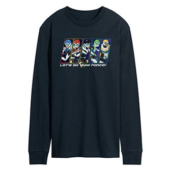 Men's Voltron Lets Go Voltron Force Long Sleeve Graphic Tee