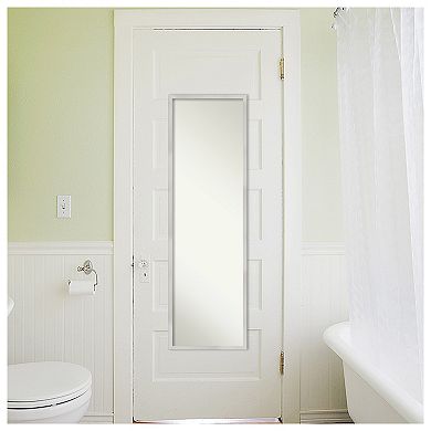 Amanti Art Svelte Wood On the Door - Full Length Mirror