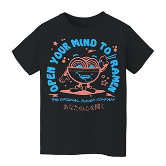 Kid's 8-20 Open Your Mind to Ramen Graphic Tee