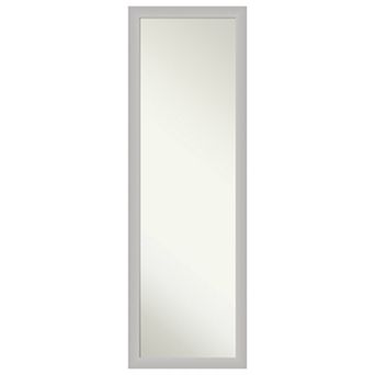Low Luster Wood On the Door - Full Length Mirror