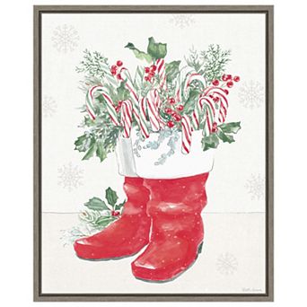 Christmas Charm III by Beth Grove Framed Canvas Wall Art Print