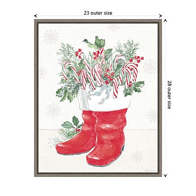 Christmas Charm III by Beth Grove Framed Canvas Wall Art Print