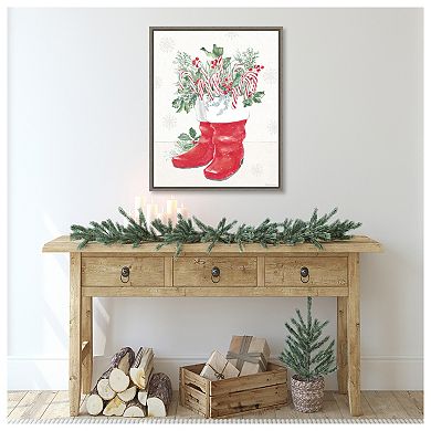 Christmas Charm III by Beth Grove Framed Canvas Wall Art Print