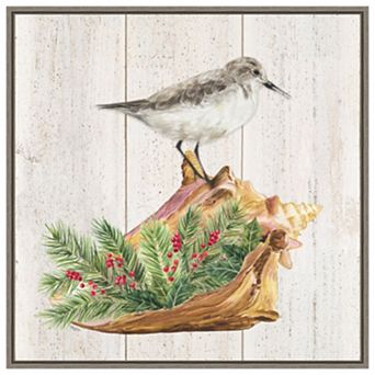 Christmas on the Coast III by Tara Reed Framed Canvas Wall Art Print