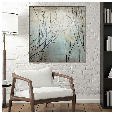 Winter Tree Song by Kari Taylor Framed Canvas Wall Art Print
