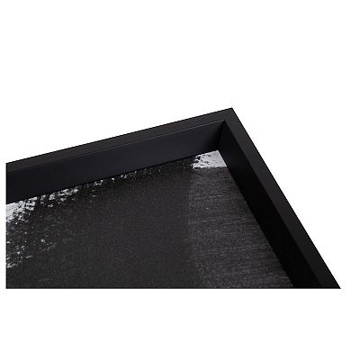 Decorative Wood Ottoman/Coffee Table Tray Featuring Formation