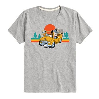 Disney's Mickey Mouse & Friends Boys 8-20 Lets Hit The Road Graphic Tee