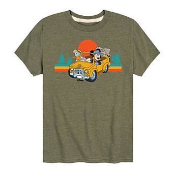 Disney's Mickey Mouse & Friends Boys 8-20 Lets Hit The Road Graphic Tee