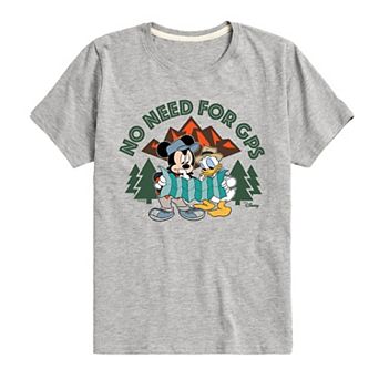 Disney's Mickey Mouse & Friends Boys 8-20 No Need For GPS Graphic Tee