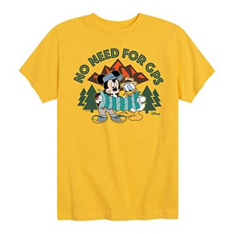 Disney's Mickey Mouse & Friends Boys 8-20 No Need For GPS Graphic Tee