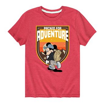 Disney's Mickey Mouse Boys 8-20 Packed For Adventure Graphic Tee