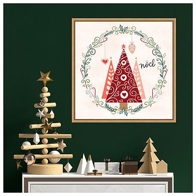 Hygge Christmas III by Noonday Design Framed Canvas Wall Art Print