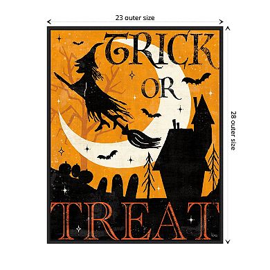 Halloween is Calling II by Veronique Charron Framed Canvas Wall Art Print