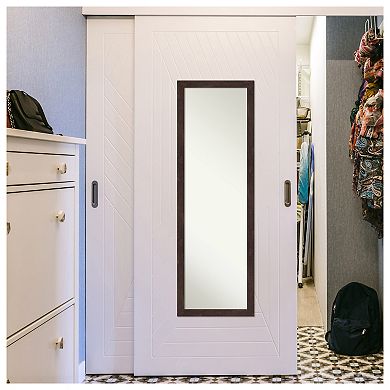 Amanti Art Fresco Wood On the Door - Full Length Mirror