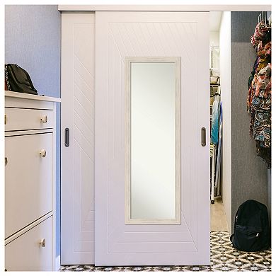 Hardwood Narrow Wood On the Door - Full Length Mirror