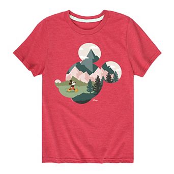 Disney's Mickey Mouse Boys 8-20 Nature Graphic Tee