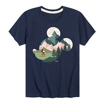 Disney's Mickey Mouse Boys 8-20 Nature Graphic Tee