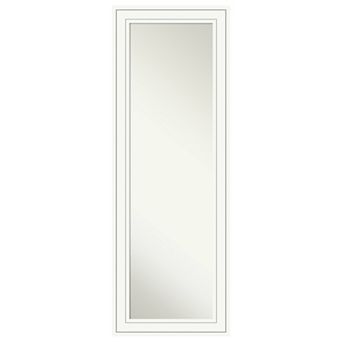 Amanti Art Craftsman Wood On the Door - Full Length Mirror