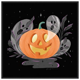 Hocus Pocus Halloween V by Gia Graham Framed Canvas Wall Art Print