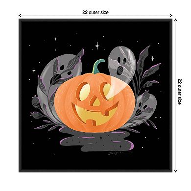 Hocus Pocus Halloween V by Gia Graham Framed Canvas Wall Art Print