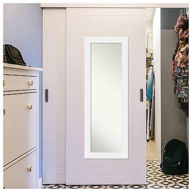 Amanti Art Corvino Wood On the Door - Full Length Mirror