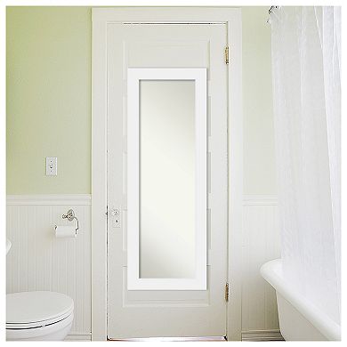 Amanti Art Corvino Wood On the Door - Full Length Mirror