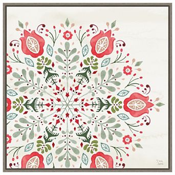 Festive Season VIII by Dina June Framed Canvas Wall Art Print