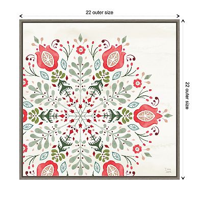 Festive Season VIII by Dina June Framed Canvas Wall Art Print